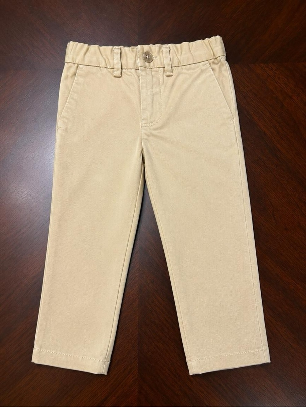 Polo Ralph Lauren Toddler Boys Khaki Chino Pants Size 2T Pony Logo